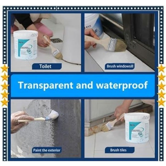 Multi-Purpose Transparent Waterproof Adhesive Strong Clear Glue With Brush