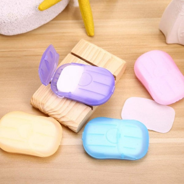 Handy Travel Portable Anti-Bacterial Clean Paper Soap (Pack Of 2)