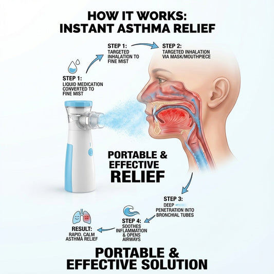Portable Mesh Nebulizer for Adults and Kids
