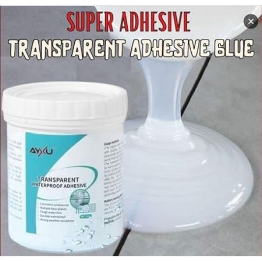 Multi-Purpose Transparent Waterproof Adhesive Strong Clear Glue With Brush