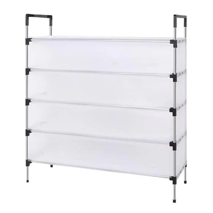 Foldable 5-Tier Space-Saving Dustproof Shoe Stand