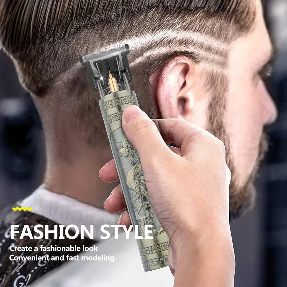 T9 Hair Cutting Machine Hair Clippers Rechargeable Beard Shaver for Men